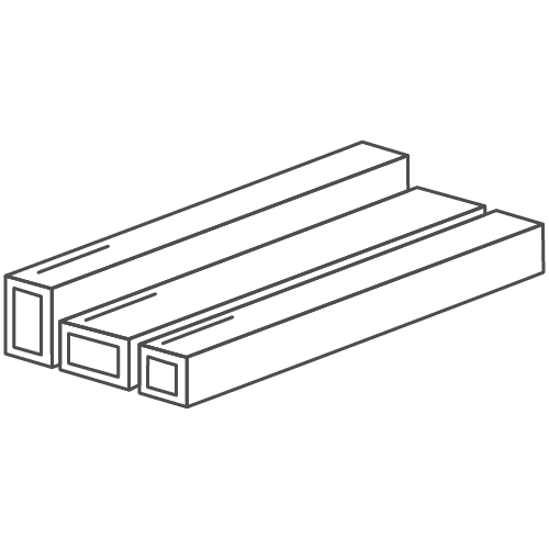 Square Rectangle Pipes Tubes