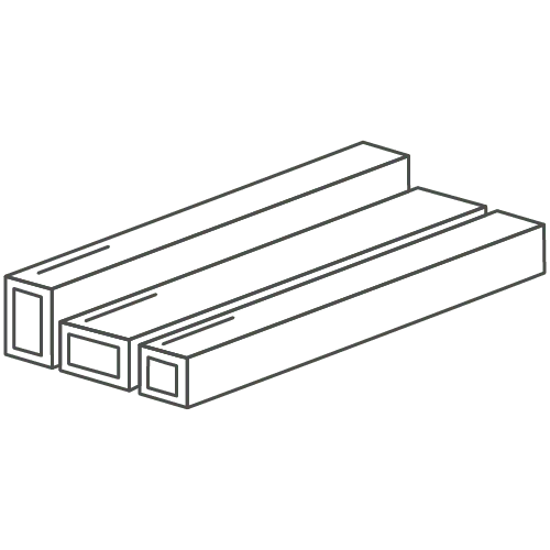 Square Rectangle Pipes Tubes