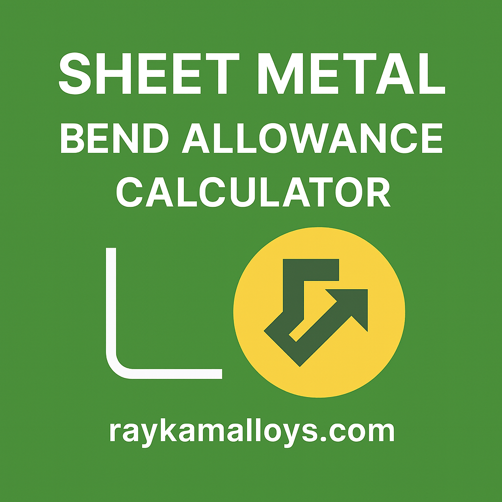 Sheet Metal Bend Allowance Calculator Online Free