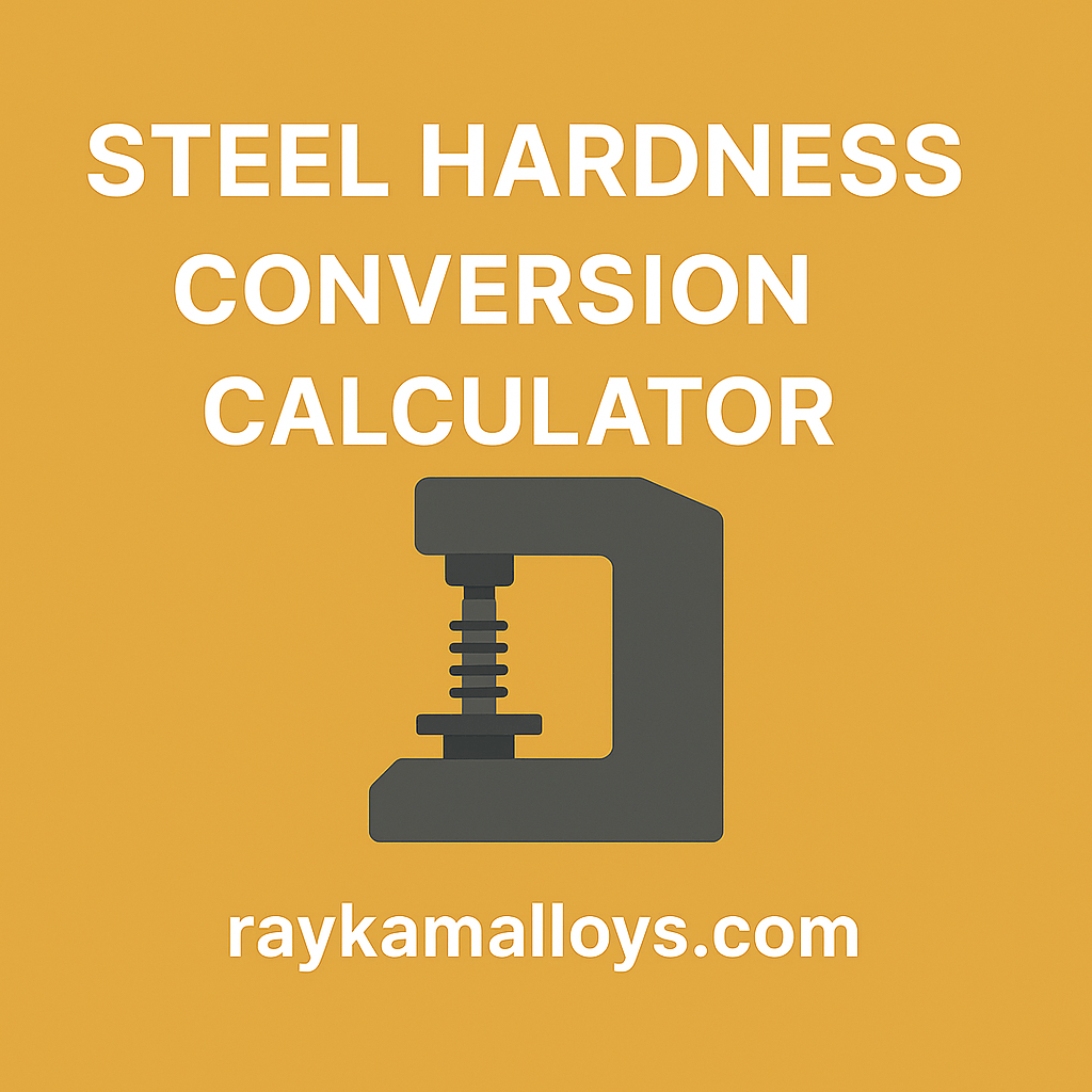 Steel Hardness Conversion Calculator Free Online